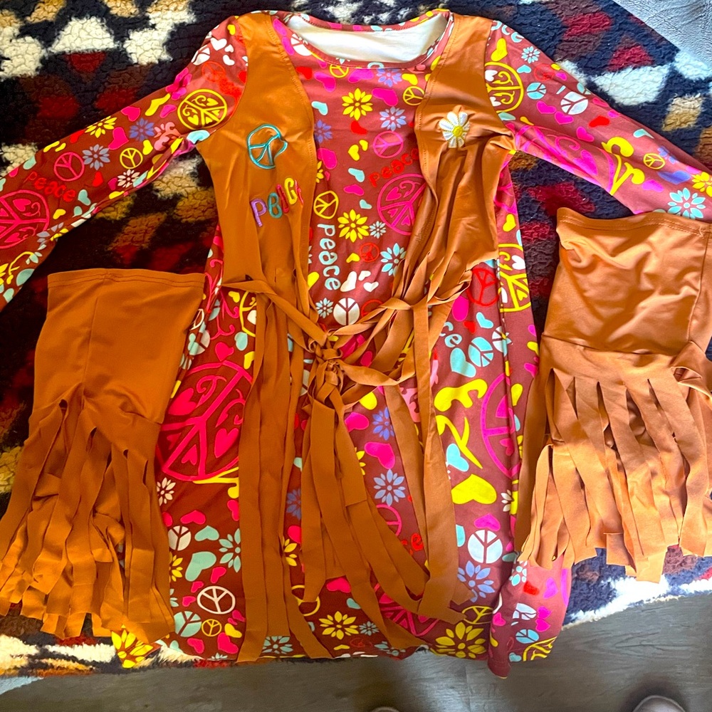 Girls Hippie 60 or 70’s Dress